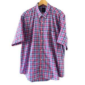 Tailorbyrd Collection Plaid Men’s Button Down Shirt XXL